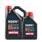 MOTUL NGEN 7 10W40 4T Sustainable Synthetic Motorcycle Engine Oil with JASO MA2 Specification (2023)